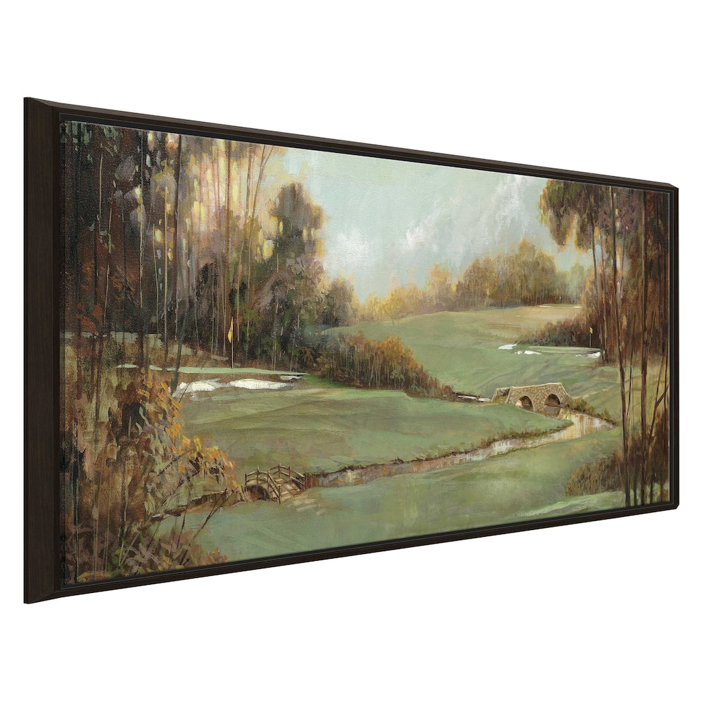 "Second Hole" by Ruane Manning Print on Floating Canvas