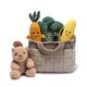 preview thumbnail 3 of 2, Lambs & Ivy Plush Veggie Basket Play Set with Interactive Stuffed Vegetable Toys