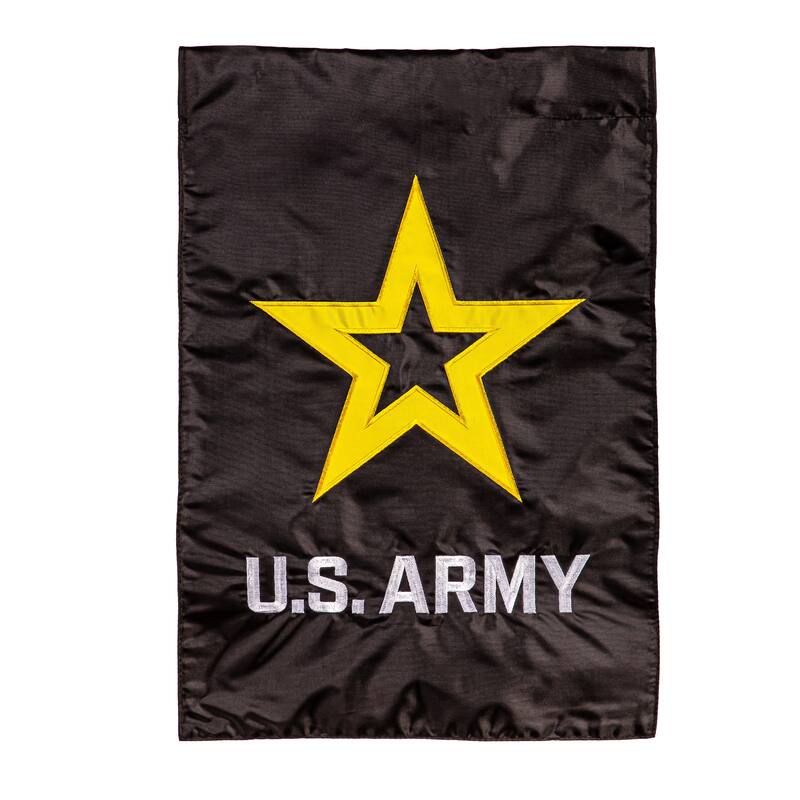 Army Applique Garden Flag
