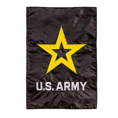 Army Applique Garden Flag