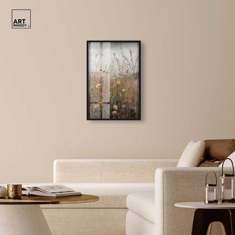 Field of Forgotten Dreams I Shadowbox by Art Remedy
