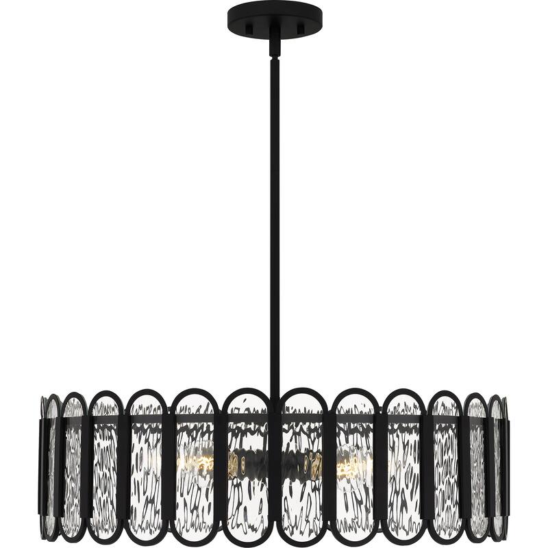 Vera 5-Light Matte Black Pendant Light