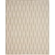 preview thumbnail 31 of 34, Nourison Casual Indoor only Diamond Area Rug 7' 10" x 9' 10" - Beige