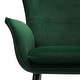 preview thumbnail 17 of 92, Upholstered Wingback Armchair Leisure Accent Chair, Single - 40.55" H x 28.34" W x 33.1" D
