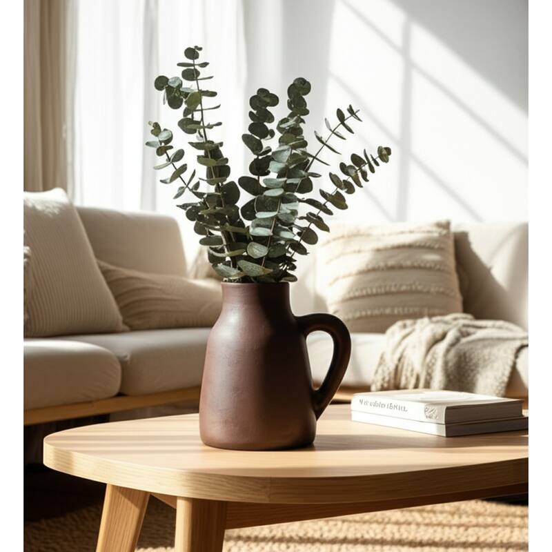 Sagebrook Home Terracotta Vase With Handle