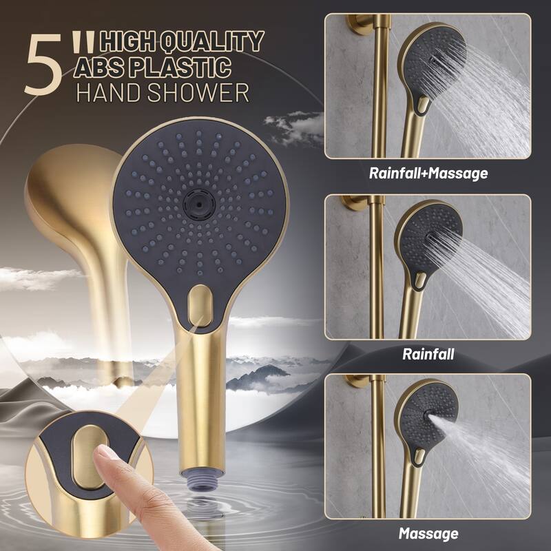 Rbrohant Round bathroom shower head set (not including the main body)