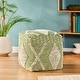 preview thumbnail 1 of 53, Brinket Boho Cube Yarn Pouf by Christopher Knight Home