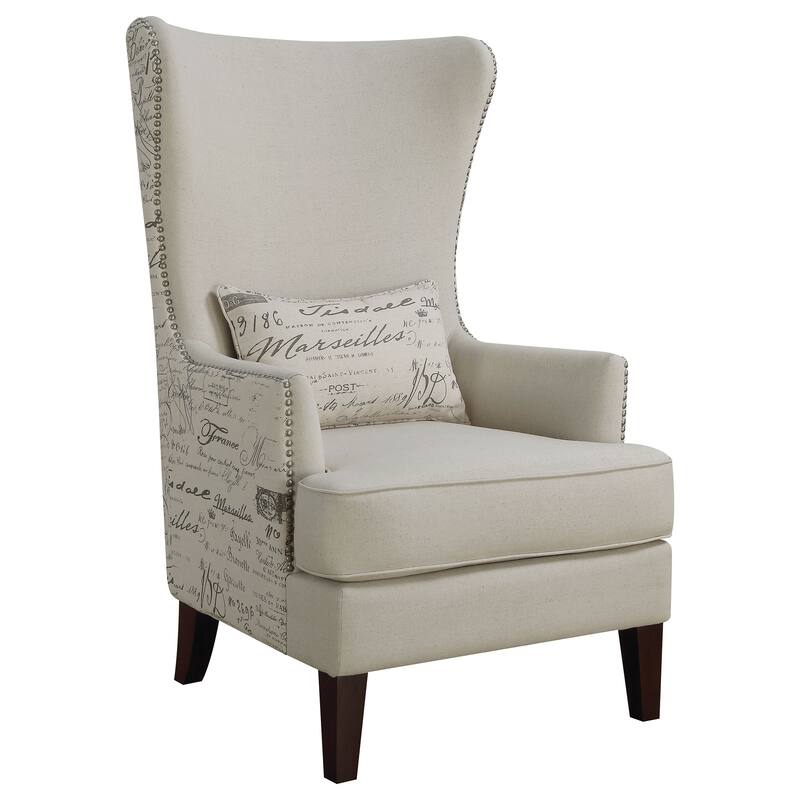 Pippin Upholstered High Wingback Accent Chair