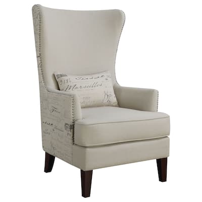 Pippin Upholstered High Wingback Accent Chair