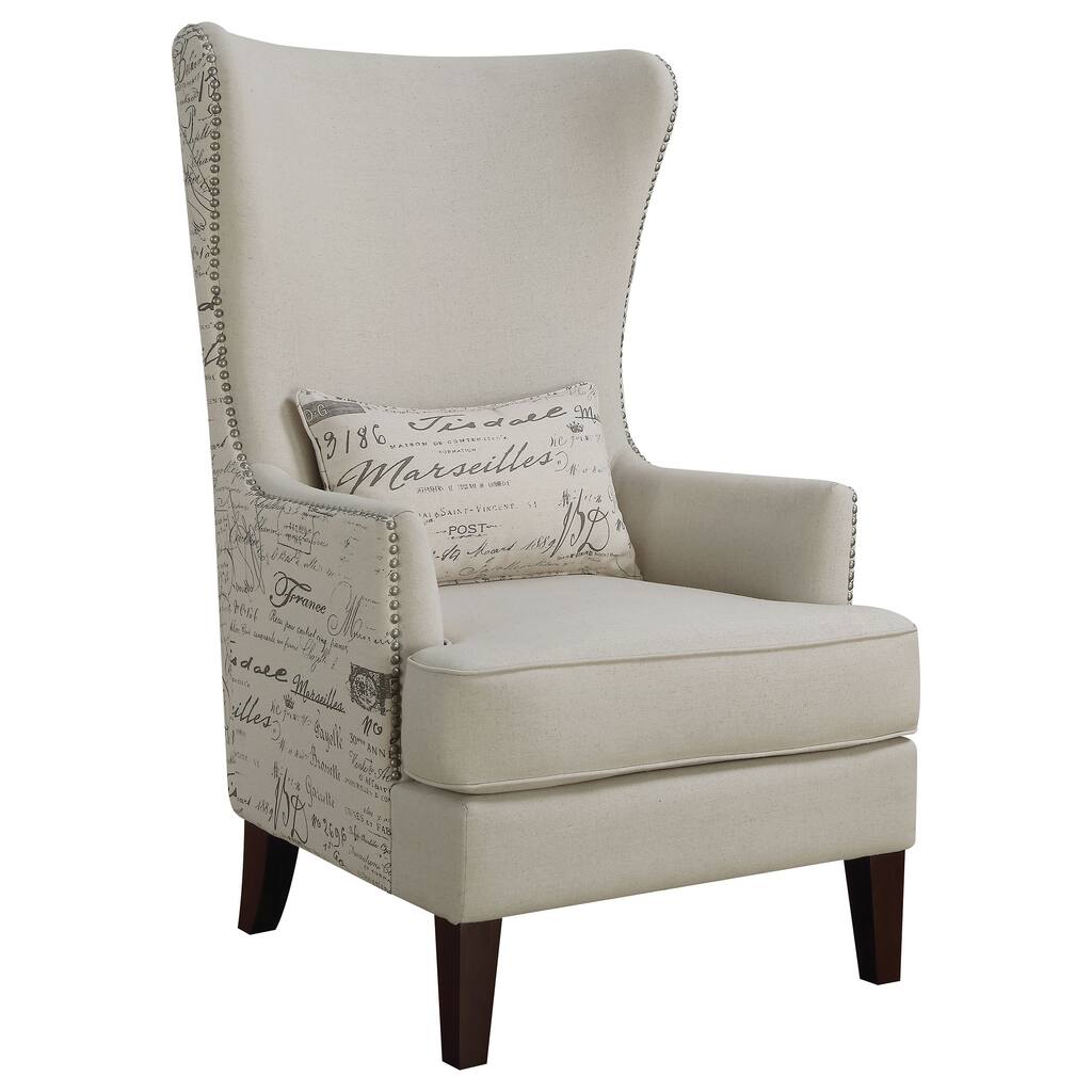 Pippin Upholstered High Wingback Accent Chair
