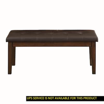Transitional Dining Furniture 1pc Wooden Bench