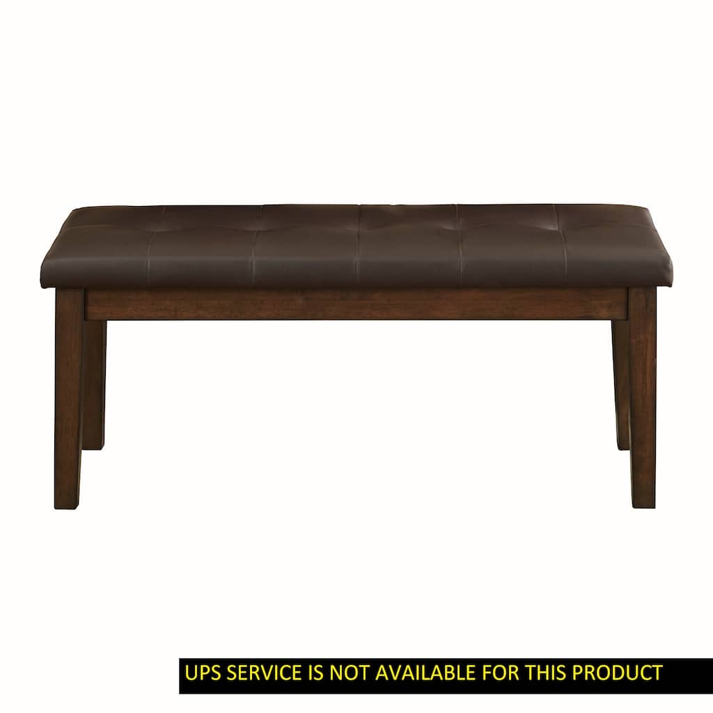 Transitional Dining Furniture 1pc Wooden Bench