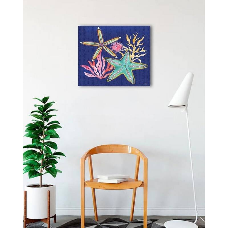 Along The Coast III Art Poster - Print On Demand - 24 x 24 Inch