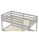 preview thumbnail 8 of 7, Modern Twin over Twin Floor Bunk Bed,Spacious And Comfortable,Easy Assembly for Bedroom