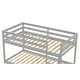 preview thumbnail 26 of 34, Twin over Twin Low Height Design Floor Bunk Bed,Spacious for home