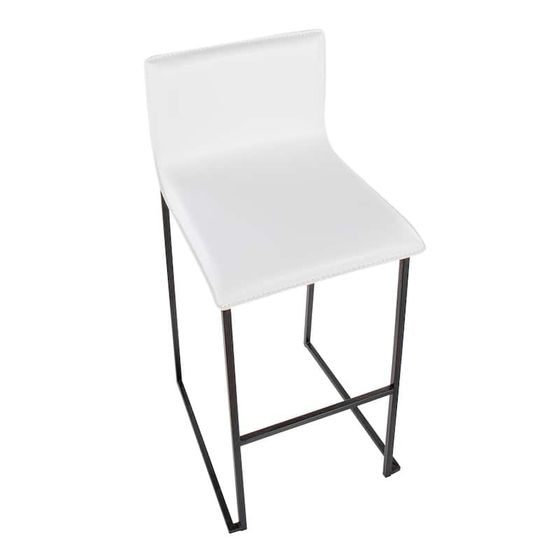 Silver Orchid Mara Upholstered Bar Stool - Set of 2