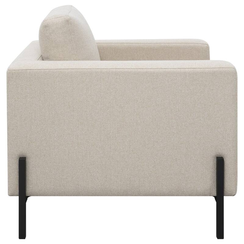 Tilly Transitional Upholstered Track Arms Sofa Set