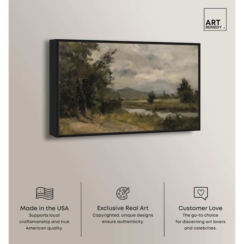 River's Path Canvas by Art Remedy