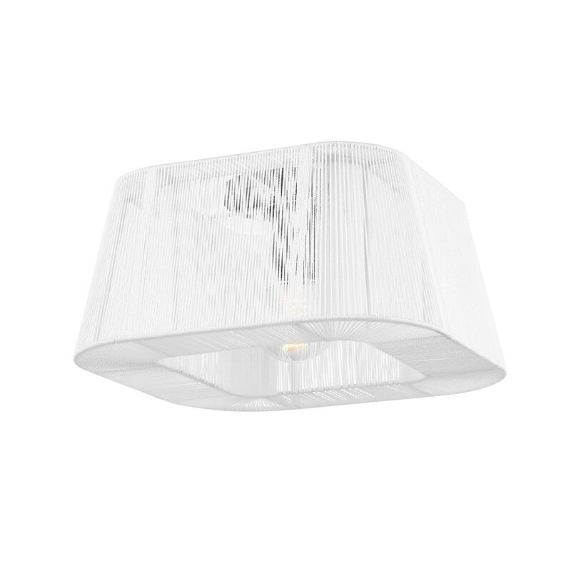 Verona Beach 1 Light Flush Mount - Aged Brass - Old Bronze