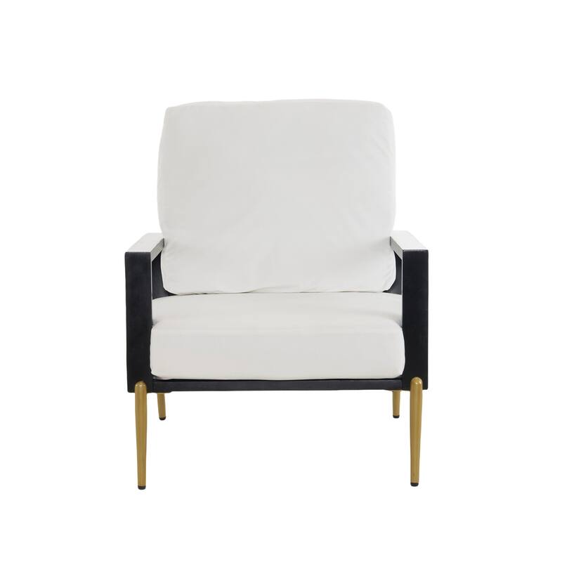 RetAccent Armchair Lounge Chair with Pillow Back