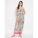 preview thumbnail 34 of 37, Oussum Maxi Dress Floral Pattern Long Tube Dress Polyester Sleeveless Dresses Party resort Summer wear
