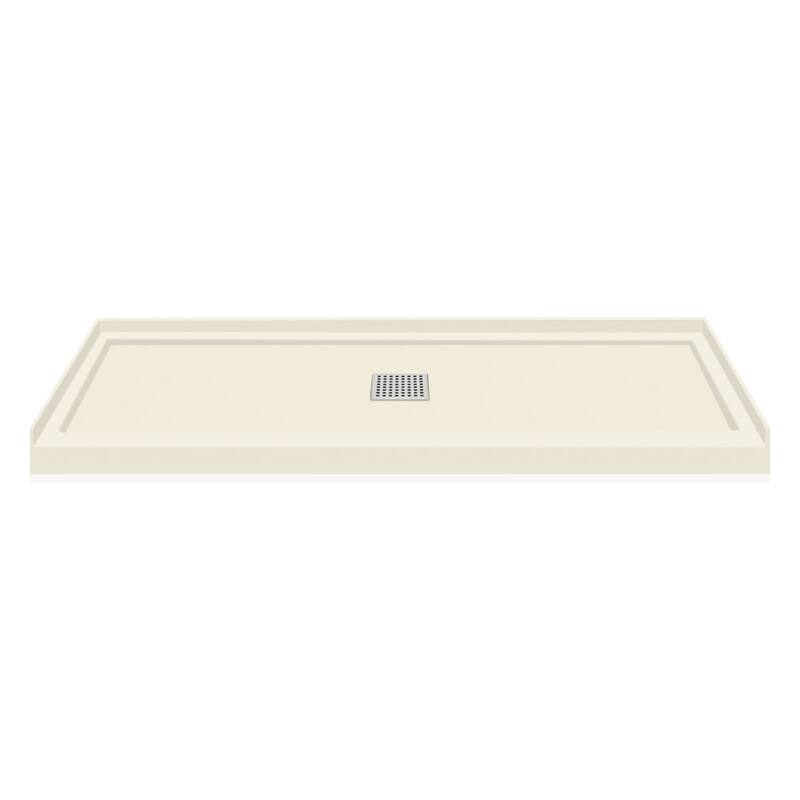 Transolid FL6036C FL-Series 60" x 36" Rectangular Shower Base with - Cameo