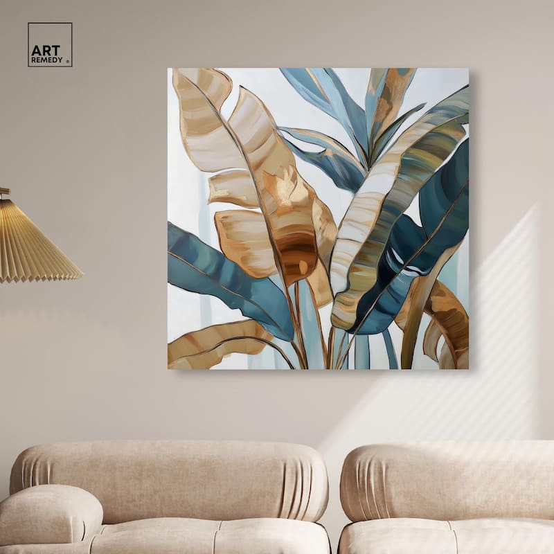 Paradise Fronds II Canvas by Art Remedy, Gallery Wrapped