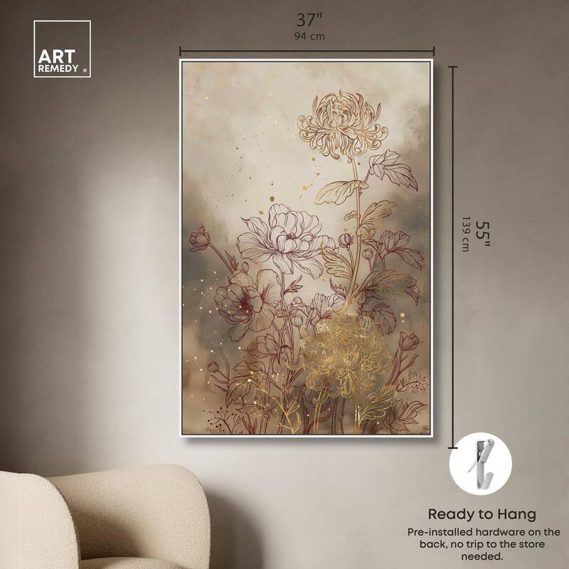 Flourishing Canvas by Art Remedy