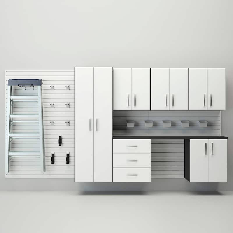 Flow Wall 24 Piece PVC Indoor Deluxe Cabinet Storage Set