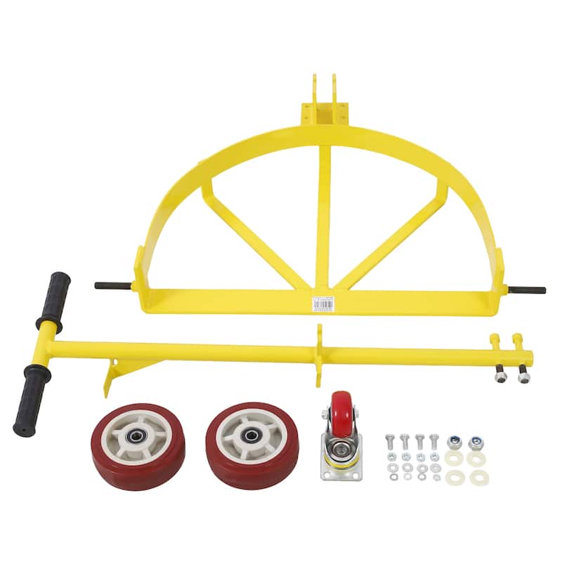 55 Gallon Drum Dolly, 1200 lb Capacity Oil Barrel Drum Roller Cart - N/A