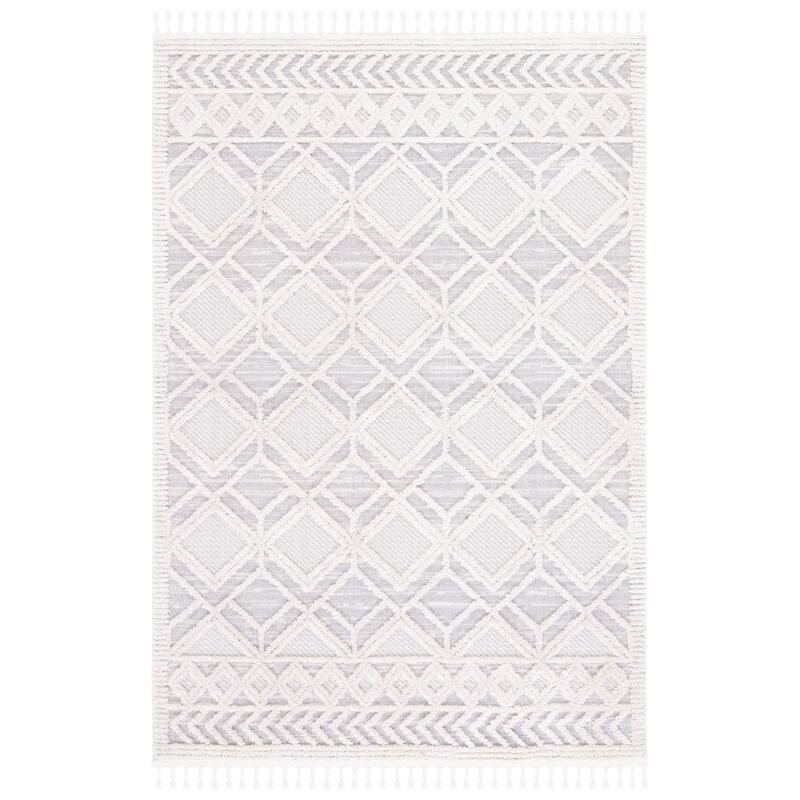 SAFAVIEH Handmade Marrakech Khanh Traditional Rug - 9' x 12' - Beige/Grey