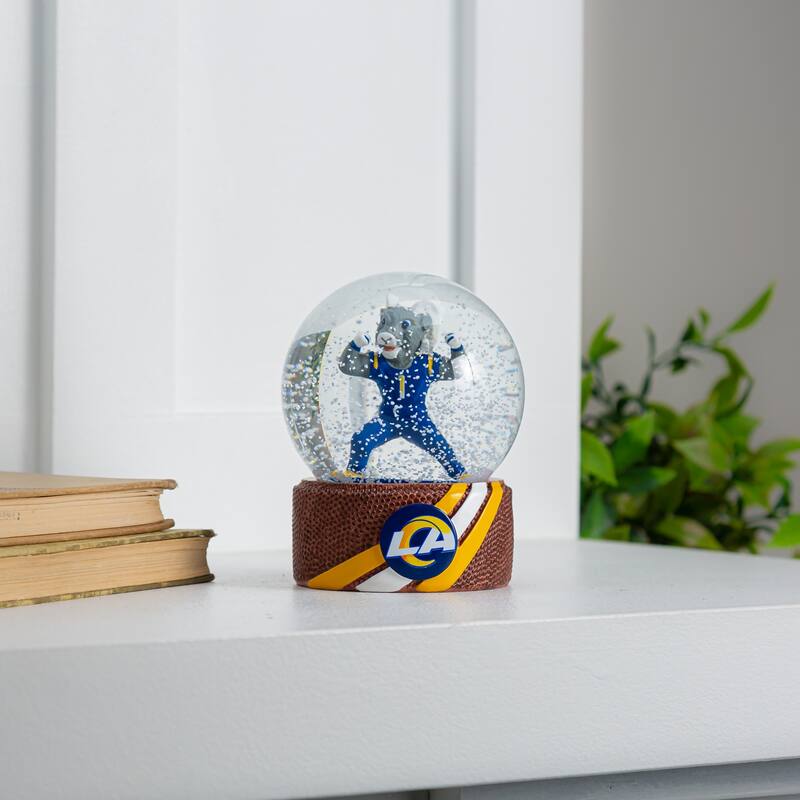 Los Angeles Rams 5 in. Glass Tabletop Snow Globe