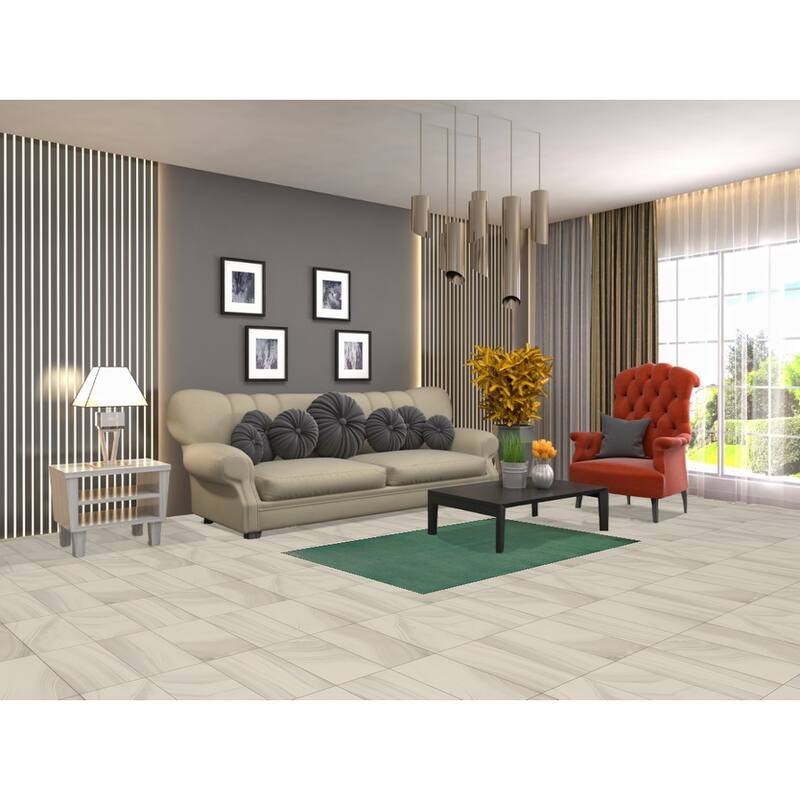 Green Modern Gabbeh Oriental Foyer Rug Hand-Knotted Wool Carpet - 3'1" x 4'10"