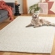 preview thumbnail 5 of 6, SAFAVIEH Handmade Natura Dzintra Textured Wool Rug 2'3" x 8' Runner - Ivory - Runner
