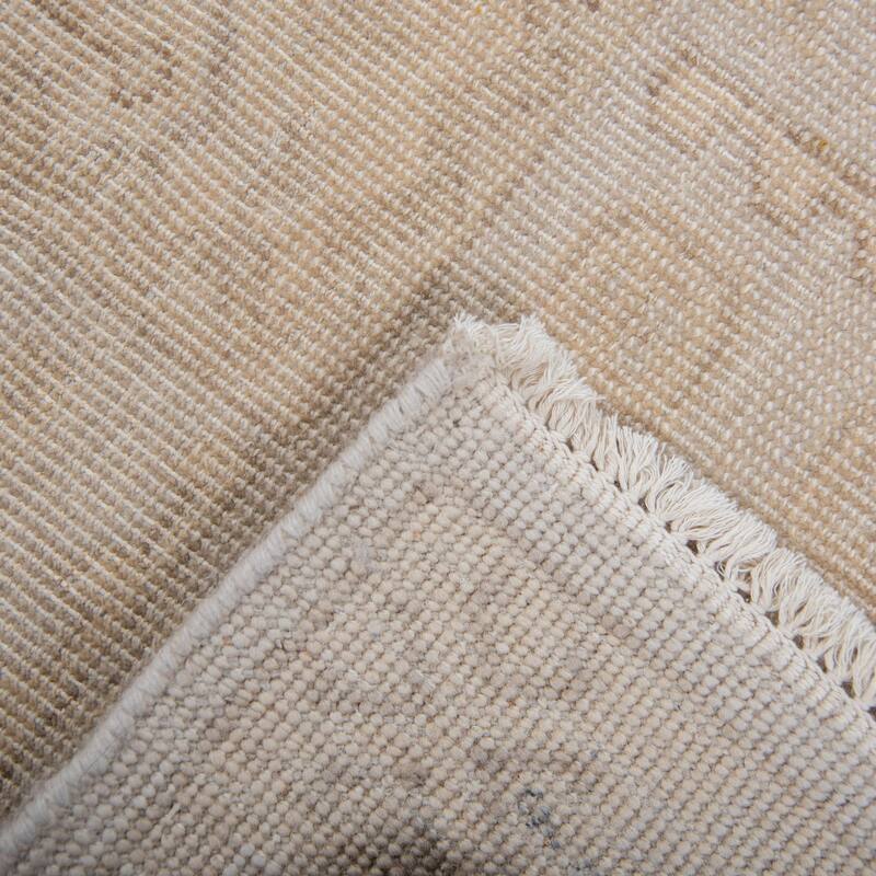 Alora Decor Traditional Hand-knotted Bordered Beige Rug