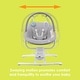 preview thumbnail 4 of 3, Baby Trend Sit N' Sway Portable Swing, Dash Grey