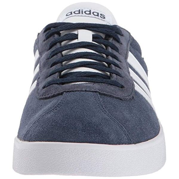 Shop Adidas Men Vl Court 2 0 Sneaker Collegiate Navy White White 9 5 M Us Overstock 25367183