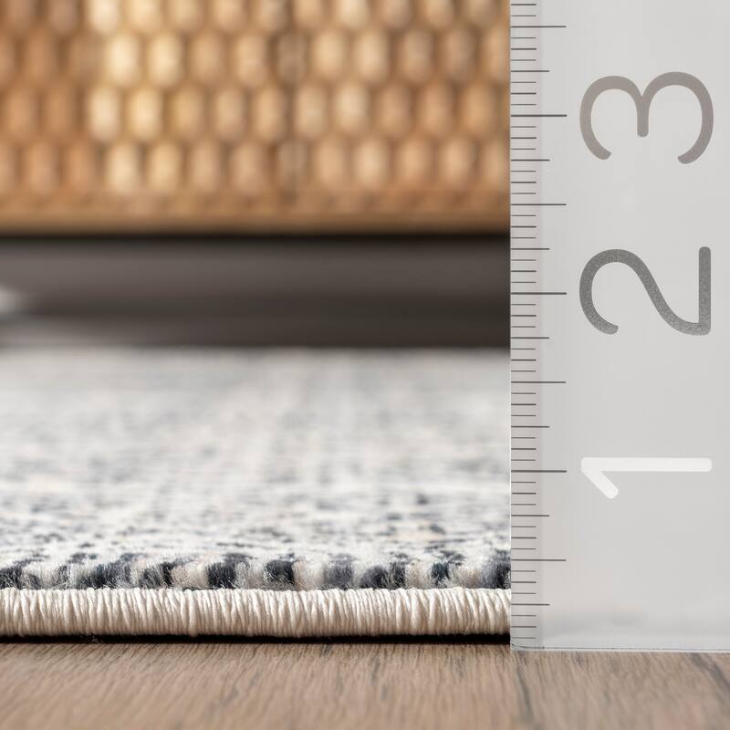 Nuloom Janene Tribal Banded Fringe Area Rug