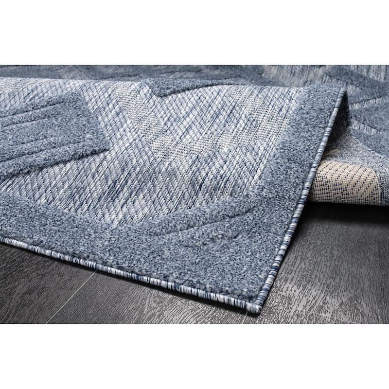 LaDole Rugs Geometric Modern Contemporary Runner Rug