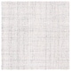 preview thumbnail 17 of 55, SAFAVIEH Handmade Abstract Jane Modern Viscose Rug 6' Square - Ivory/Grey - Square