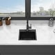 preview thumbnail 2 of 18, Black Stainless Steel Single Bowl Drop-in Kitchen Sink with Rinse Grid