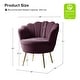 preview thumbnail 7 of 10, Xabier Cute Modern Upholstered Barrel Chair Accent Chair with Tufted Back by HULALA HOME