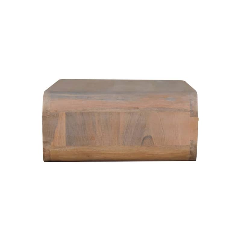 Artisan Furniture Solid Wood Sonoma T-bar Wall Mounted Bedside ,Beige ,1 drawer