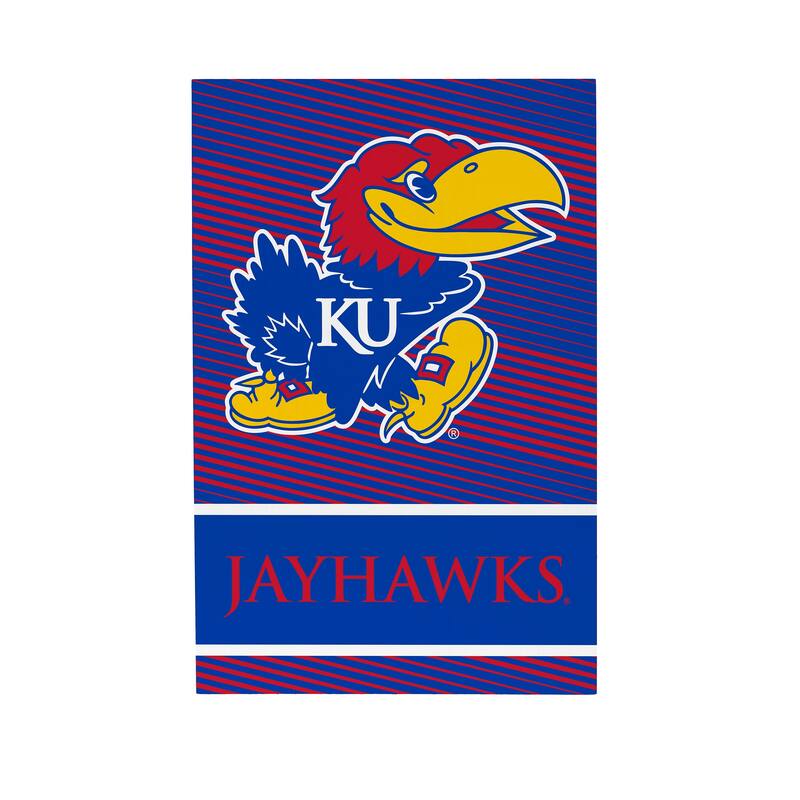 University of Kansas Wooden Tabletop Mantel Shelf Sign