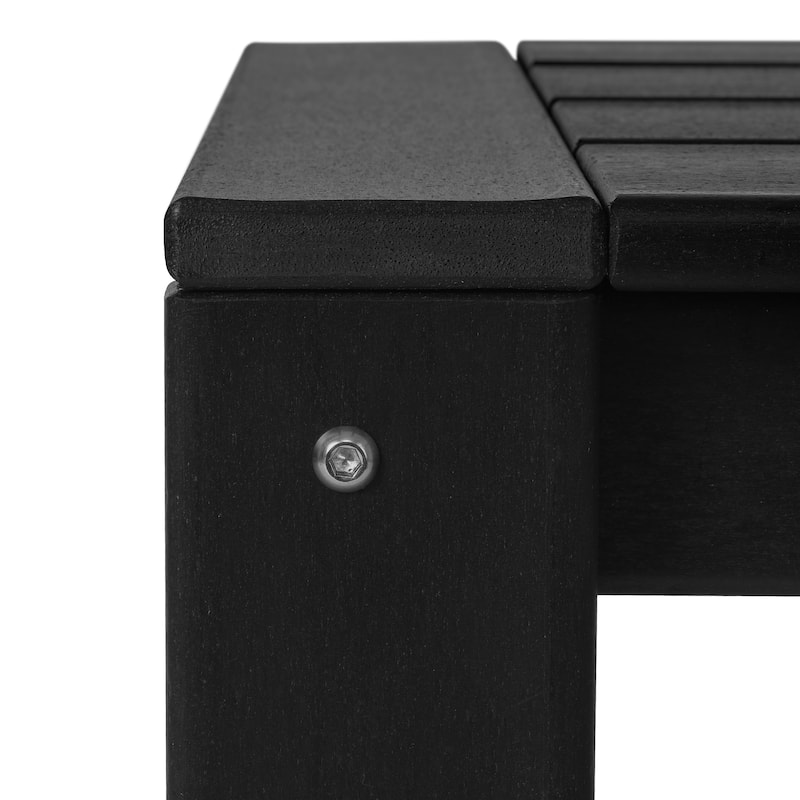 Polytrends Endless Outdoor Patio Poly Plastic End Table