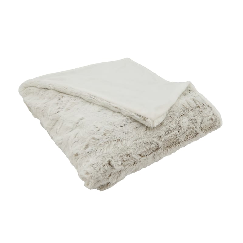 Fluffy Heaven Faux Fur Throw Blanket