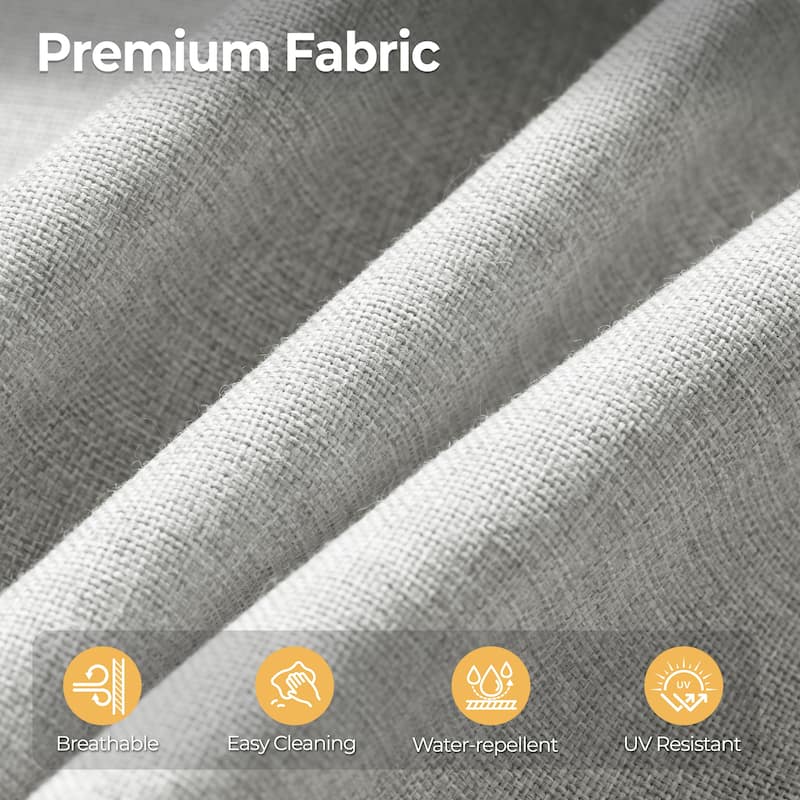 HOOOWOOO 6-piece Patio Furniture Conversation Set with Coffee Table