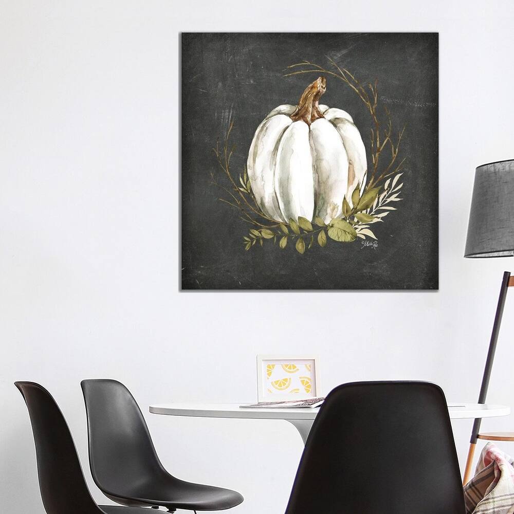 iCanvas "White Pumpkin" by Marla Rae Canvas Print