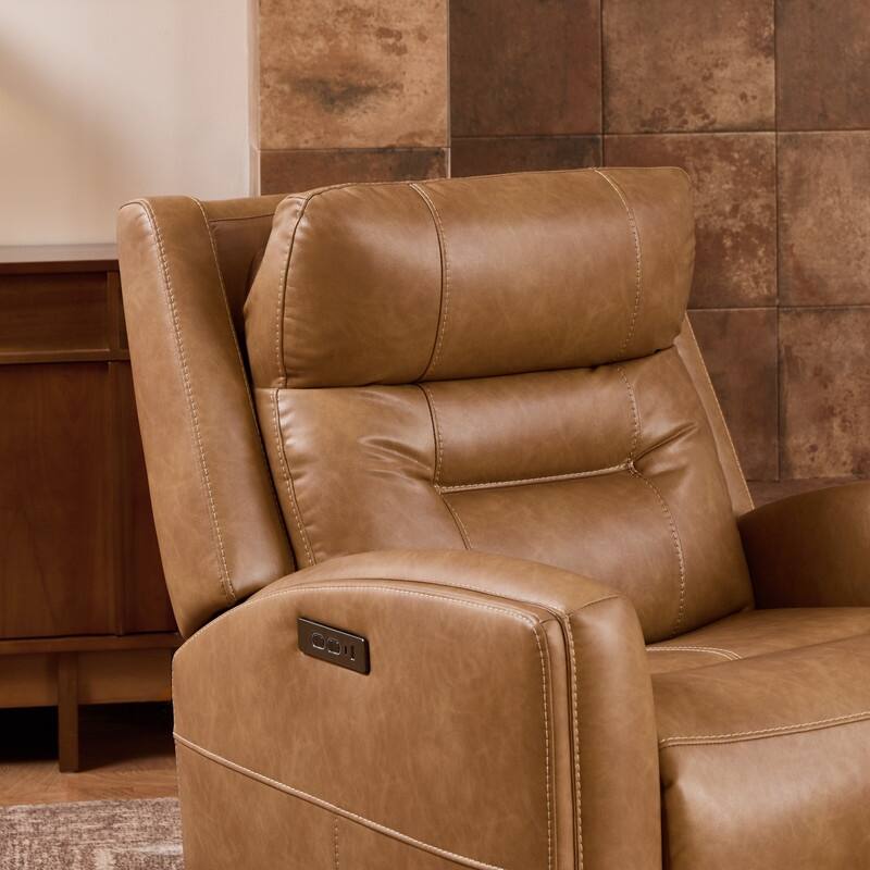 Spruce & Spring Power Recliner Chair Wall Hugger with Power Headrest