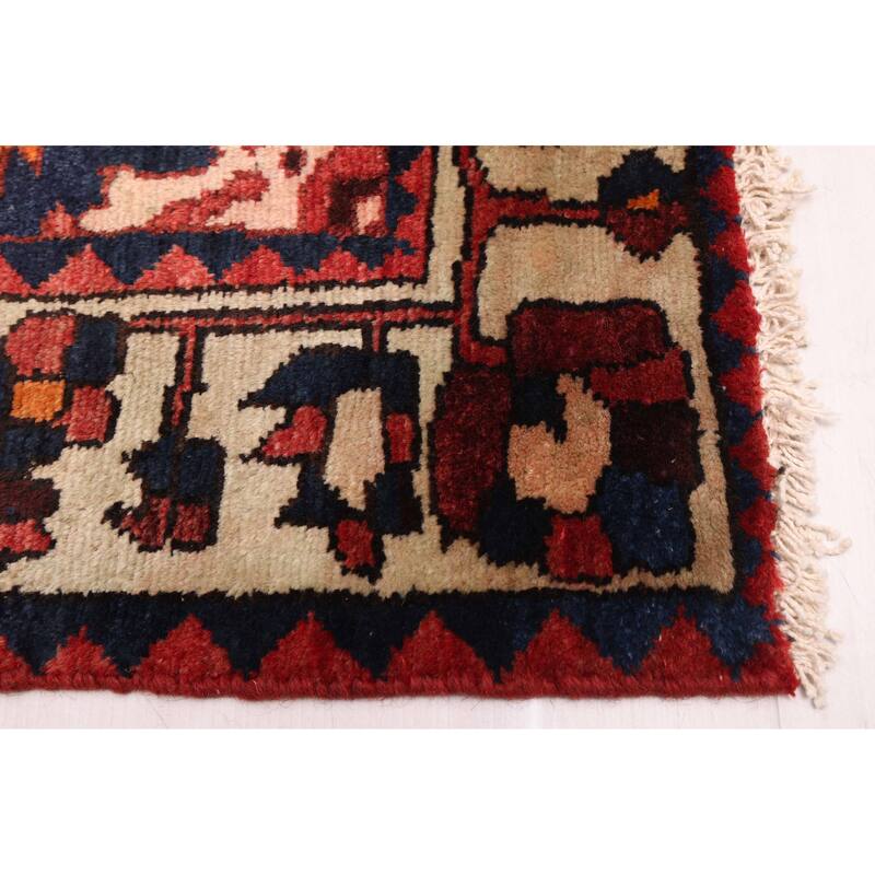 ECARPETGALLERY Hand-knotted Kayseri Vintage Dark Red Wool Rug - 5'3 x 9'8